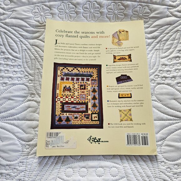 Four Seasons In Flannel Quilting Book By Jean Wells & Lawry Thorn - 23 Projects - Picture 2 of 10